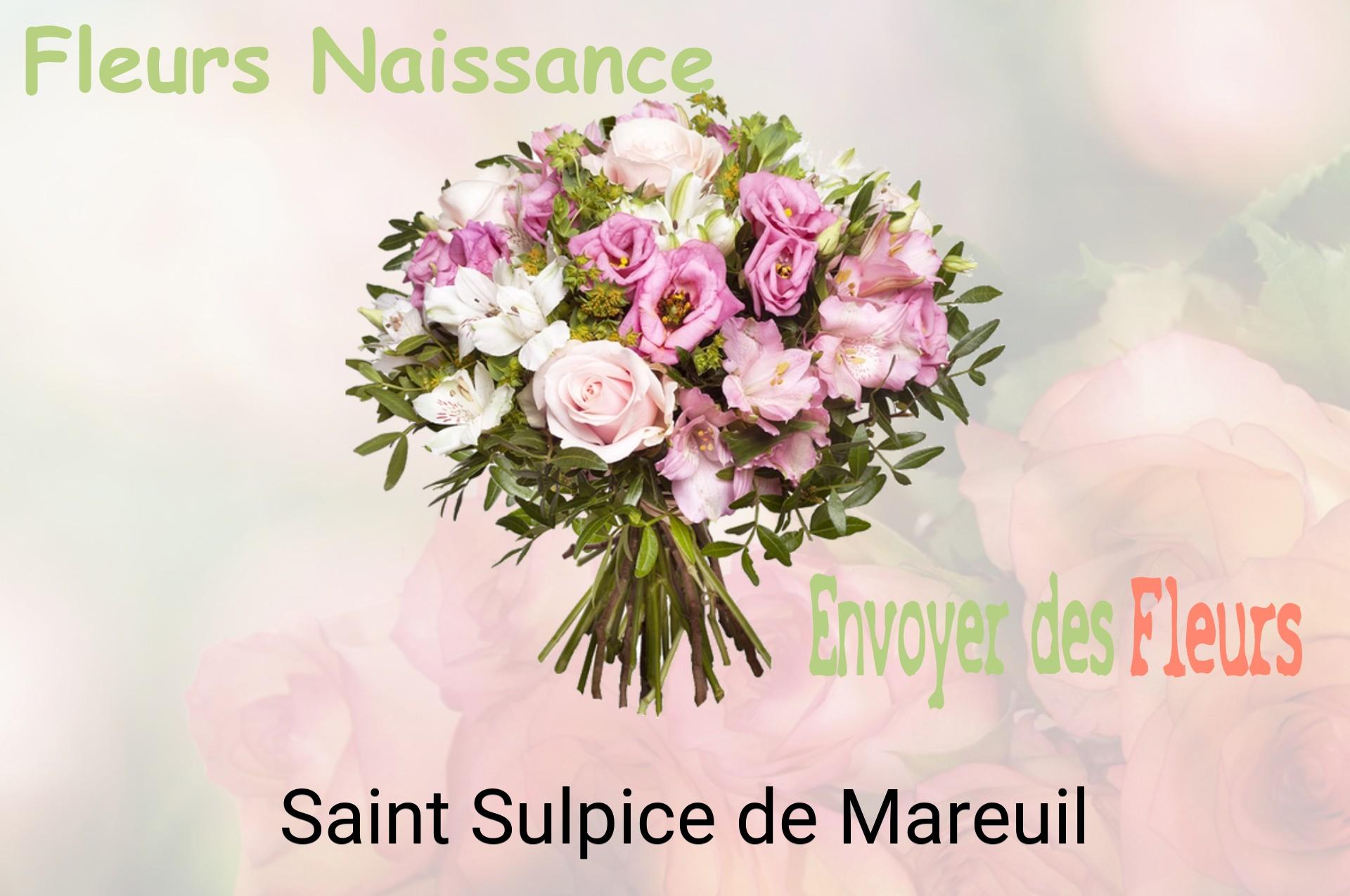 Bouquet de fleurs de naissance livré à Saint-Sulpice-de-Mareuil