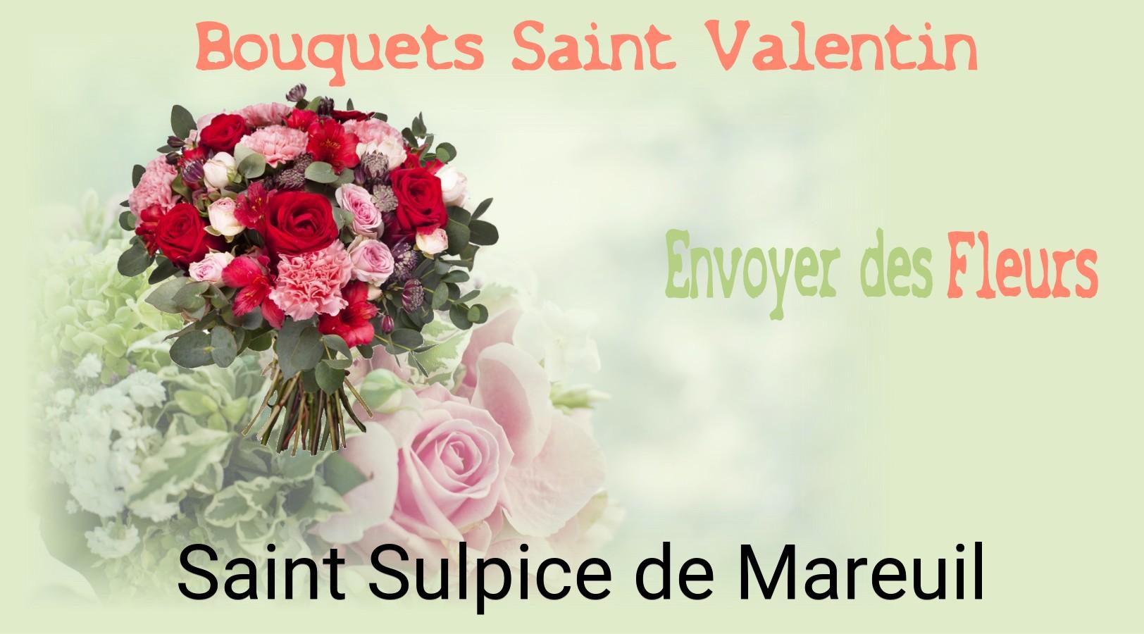 Roses de Saint-Valentin livrées à Saint-Sulpice-de-Mareuil